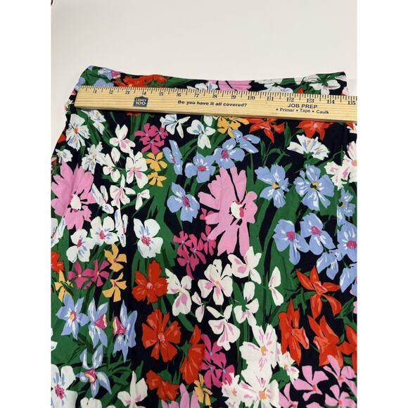 Old Navy Womens Multi Floral Maxi Skirt Prairie L Festival Concert Shower - Picture 3 of 7